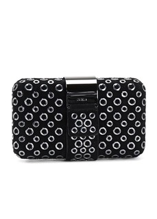 FURLA - OPERA S CLUTCH RIGIDAクラッチバッグ【ONYX+COL CANNA FUCILE】 (56498)